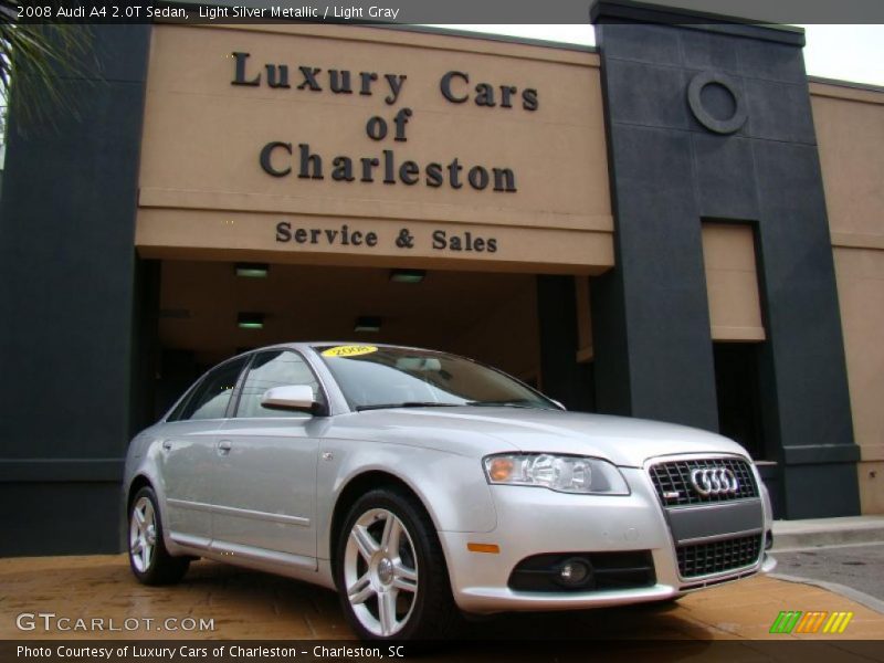 Light Silver Metallic / Light Gray 2008 Audi A4 2.0T Sedan