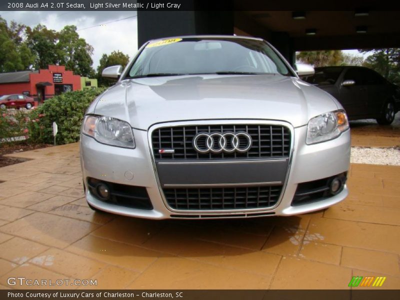 Light Silver Metallic / Light Gray 2008 Audi A4 2.0T Sedan