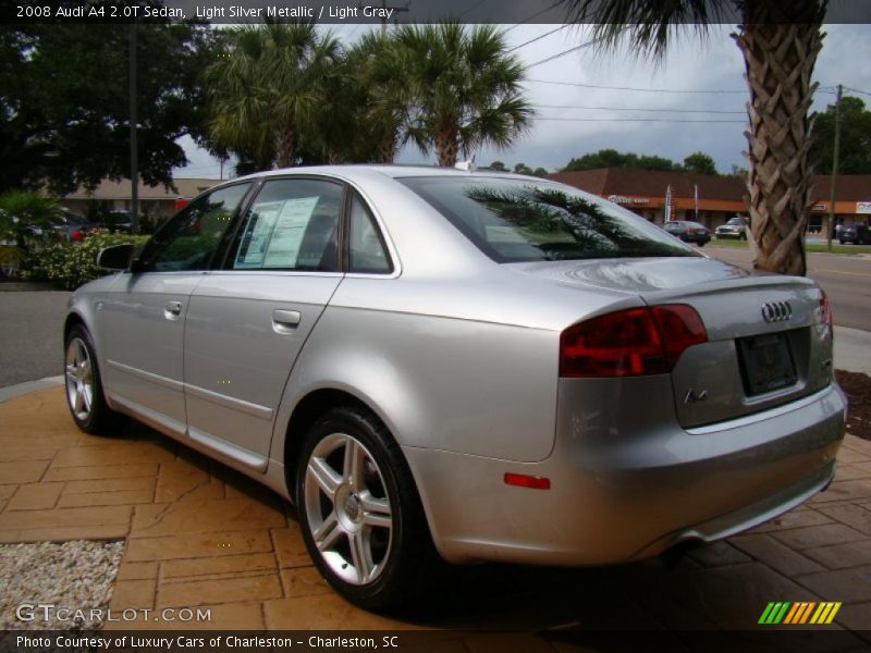 Light Silver Metallic / Light Gray 2008 Audi A4 2.0T Sedan