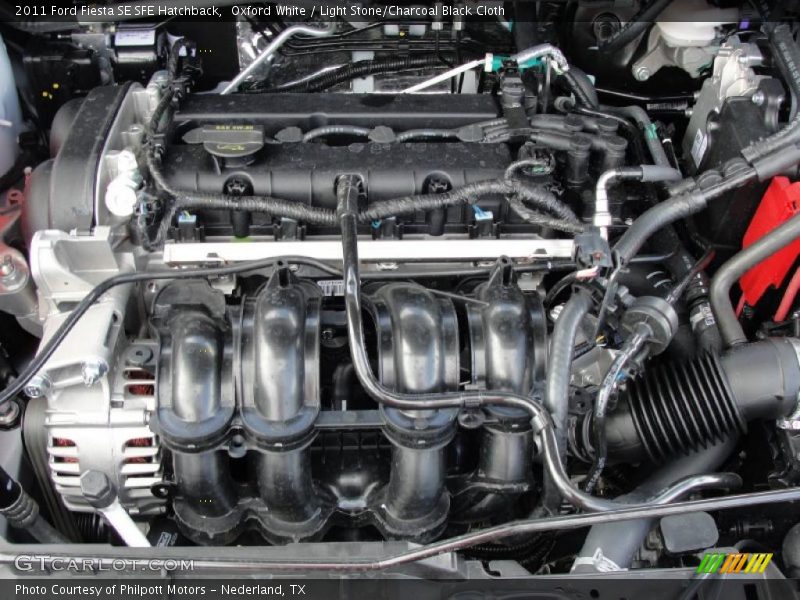  2011 Fiesta SE SFE Hatchback Engine - 1.6 Liter DOHC 16-Valve Ti-VCT Duratec 4 Cylinder