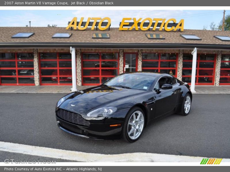 Jet Black / Obsidian Black 2007 Aston Martin V8 Vantage Coupe