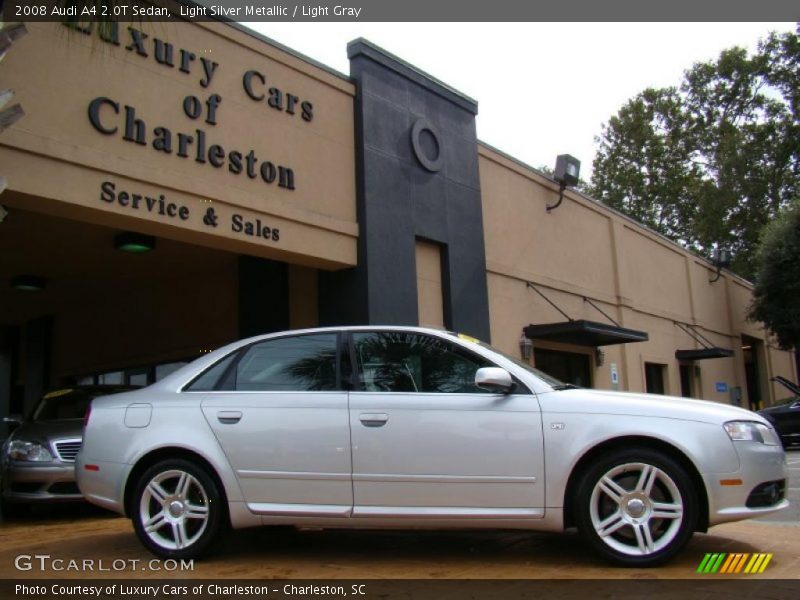 Light Silver Metallic / Light Gray 2008 Audi A4 2.0T Sedan
