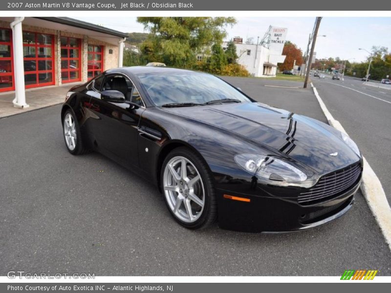 Jet Black / Obsidian Black 2007 Aston Martin V8 Vantage Coupe