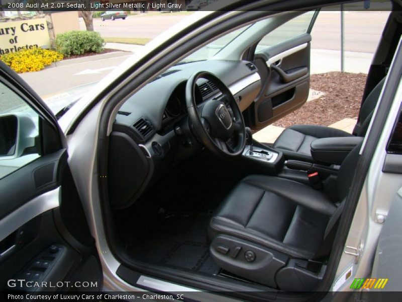 Light Silver Metallic / Light Gray 2008 Audi A4 2.0T Sedan