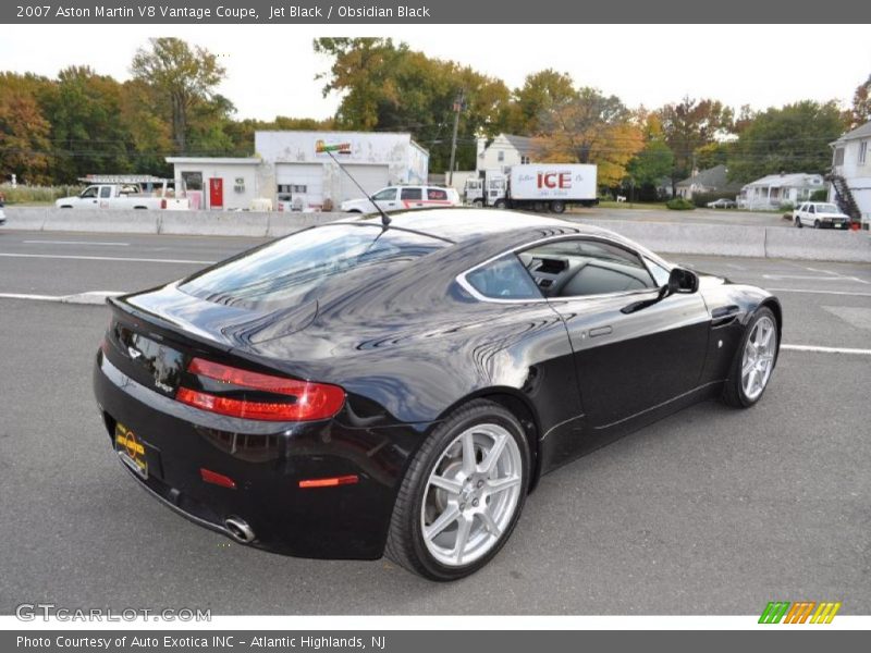 Jet Black / Obsidian Black 2007 Aston Martin V8 Vantage Coupe