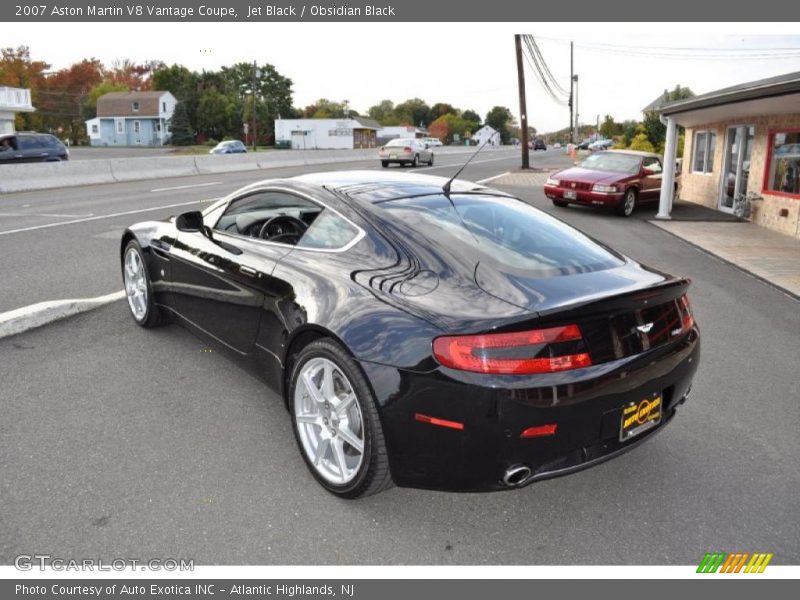 Jet Black / Obsidian Black 2007 Aston Martin V8 Vantage Coupe