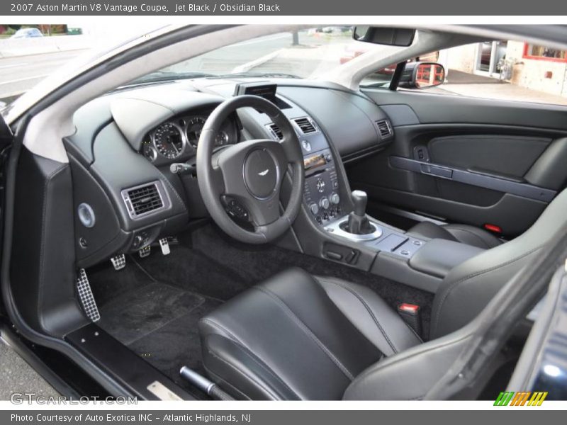 Obsidian Black Interior - 2007 V8 Vantage Coupe 