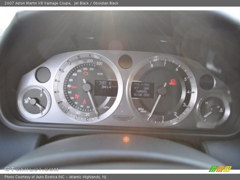  2007 V8 Vantage Coupe Coupe Gauges