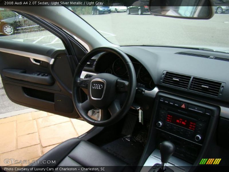 Light Silver Metallic / Light Gray 2008 Audi A4 2.0T Sedan