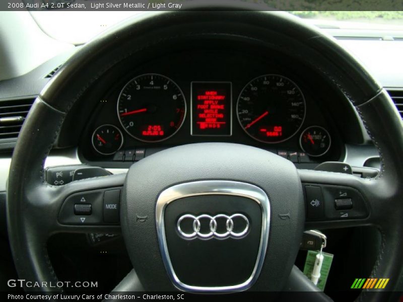 Light Silver Metallic / Light Gray 2008 Audi A4 2.0T Sedan