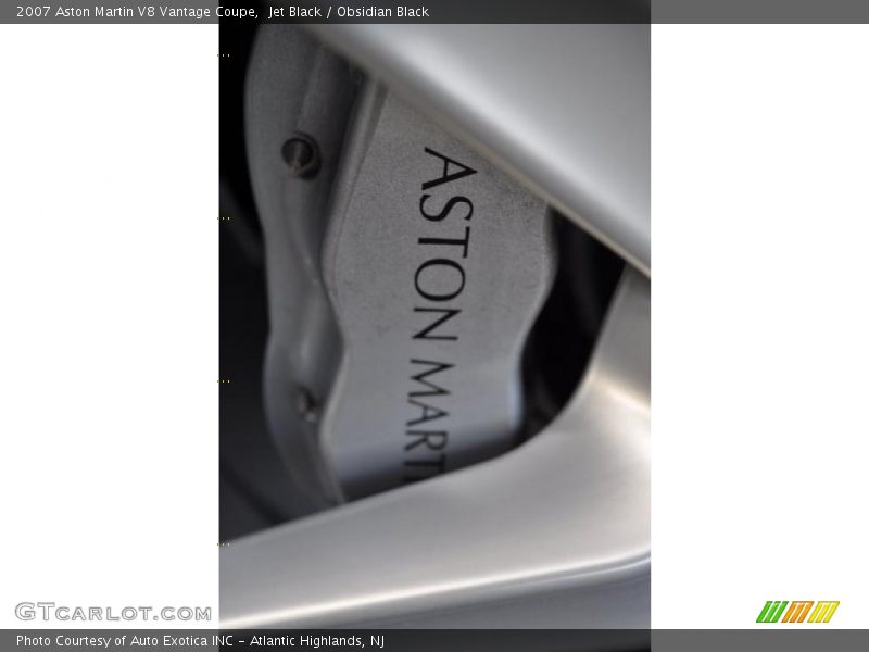 Jet Black / Obsidian Black 2007 Aston Martin V8 Vantage Coupe