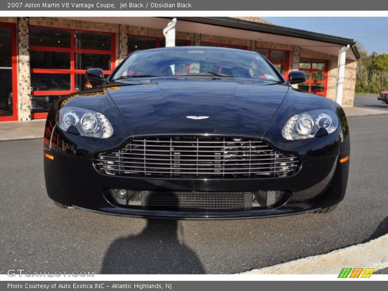 Jet Black / Obsidian Black 2007 Aston Martin V8 Vantage Coupe