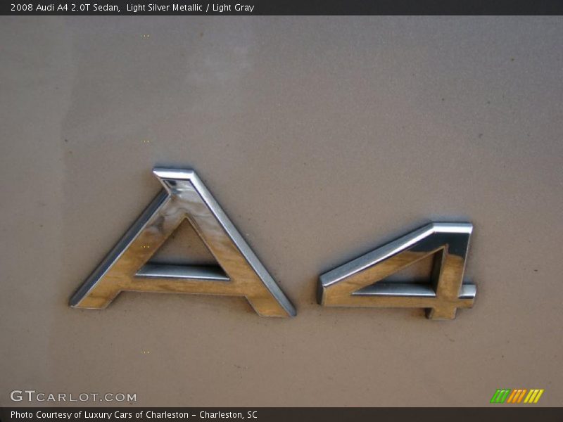 Light Silver Metallic / Light Gray 2008 Audi A4 2.0T Sedan