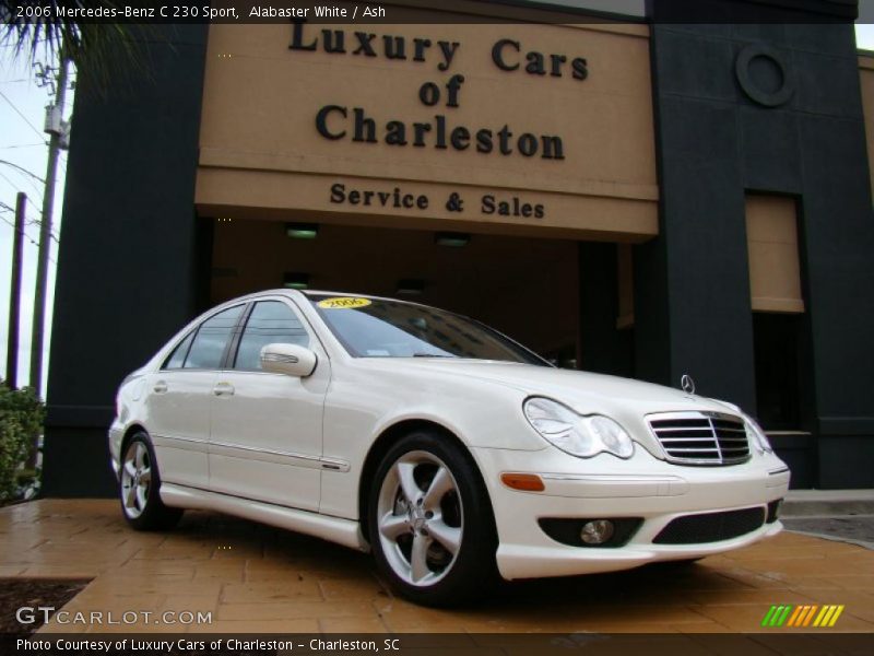 Alabaster White / Ash 2006 Mercedes-Benz C 230 Sport