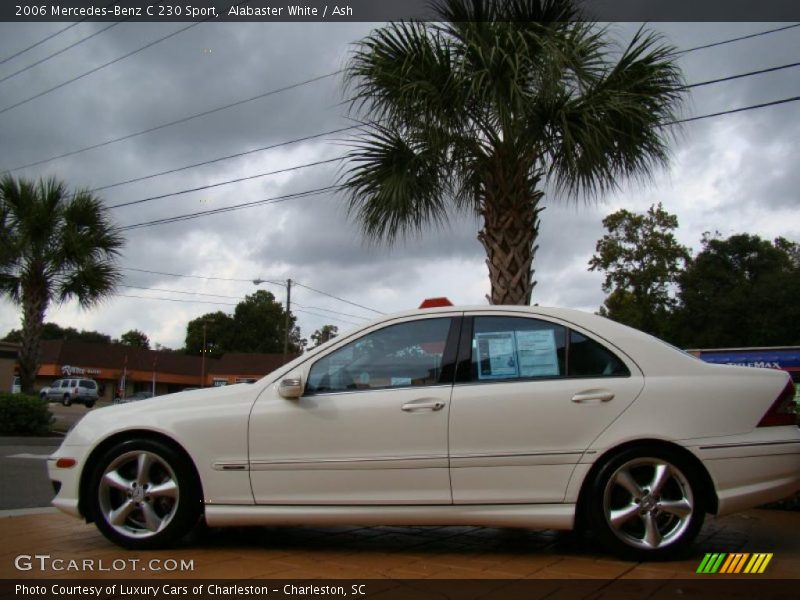 Alabaster White / Ash 2006 Mercedes-Benz C 230 Sport