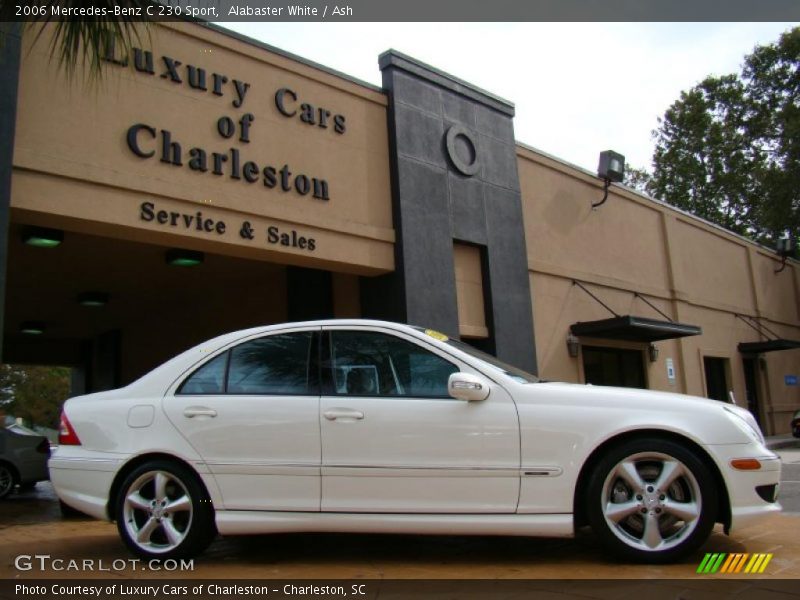 Alabaster White / Ash 2006 Mercedes-Benz C 230 Sport