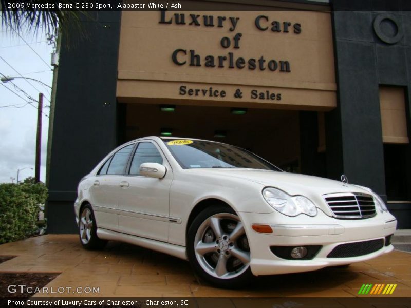 Alabaster White / Ash 2006 Mercedes-Benz C 230 Sport