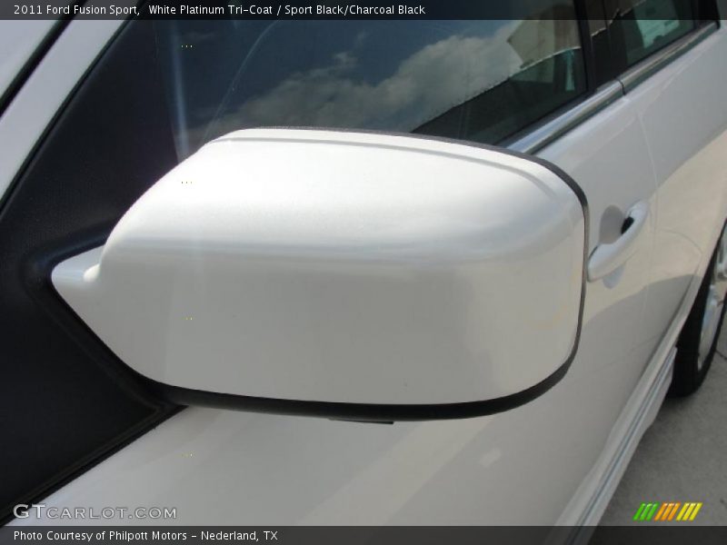 White Platinum Tri-Coat / Sport Black/Charcoal Black 2011 Ford Fusion Sport