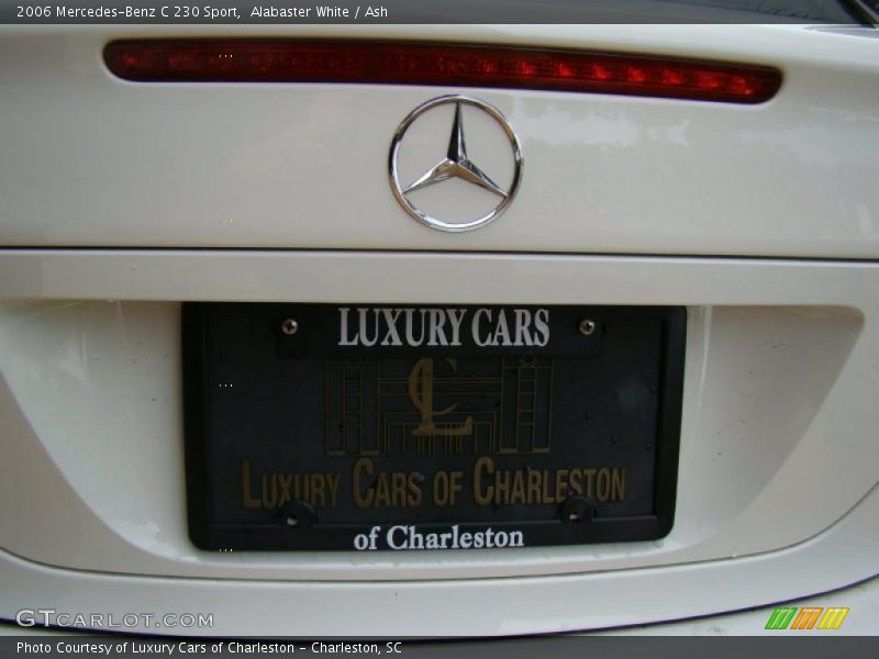 Alabaster White / Ash 2006 Mercedes-Benz C 230 Sport