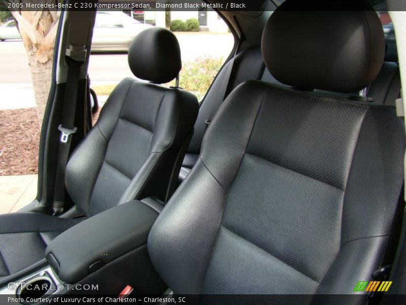 Diamond Black Metallic / Black 2005 Mercedes-Benz C 230 Kompressor Sedan