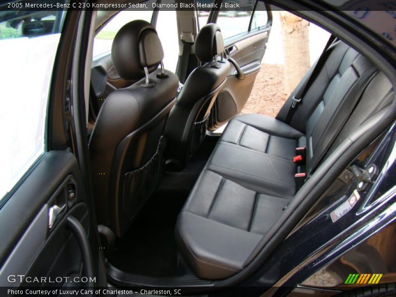 Diamond Black Metallic / Black 2005 Mercedes-Benz C 230 Kompressor Sedan
