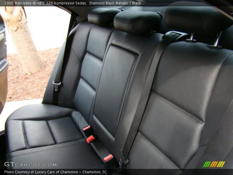 Diamond Black Metallic / Black 2005 Mercedes-Benz C 230 Kompressor Sedan