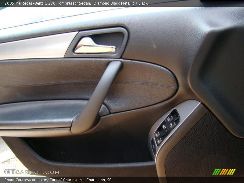 Diamond Black Metallic / Black 2005 Mercedes-Benz C 230 Kompressor Sedan