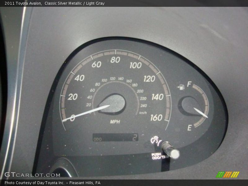Classic Silver Metallic / Light Gray 2011 Toyota Avalon