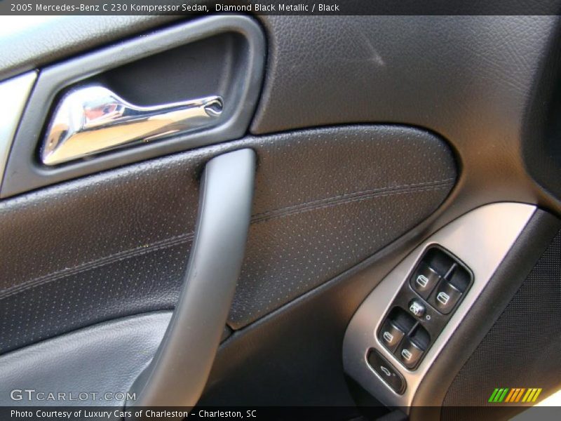 Diamond Black Metallic / Black 2005 Mercedes-Benz C 230 Kompressor Sedan