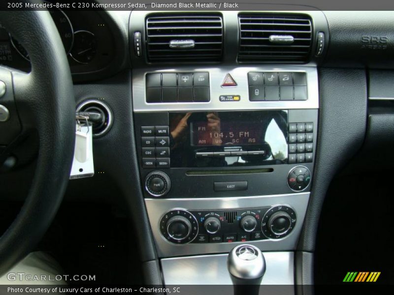 Controls of 2005 C 230 Kompressor Sedan