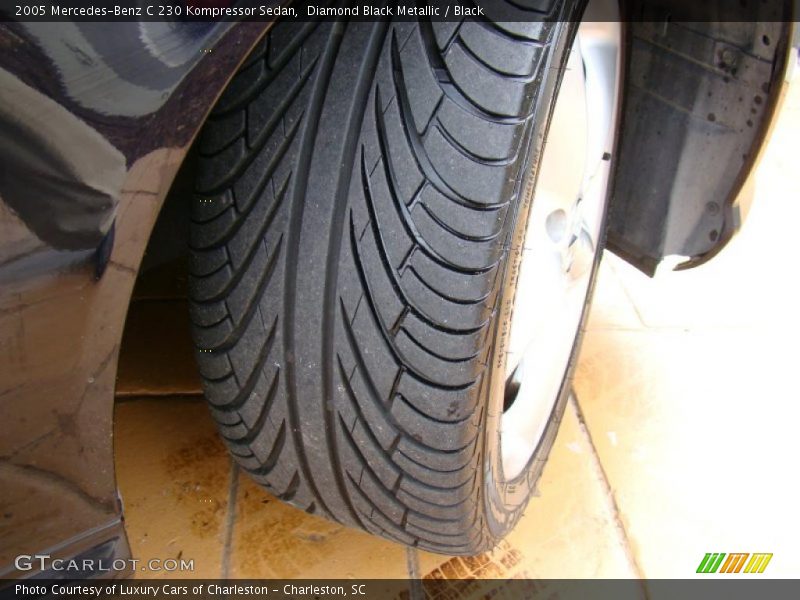 Diamond Black Metallic / Black 2005 Mercedes-Benz C 230 Kompressor Sedan