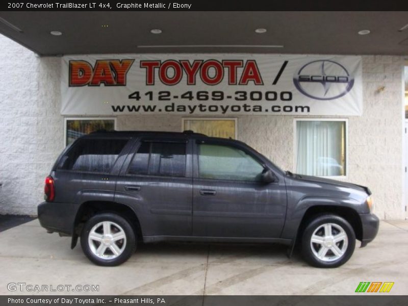 Graphite Metallic / Ebony 2007 Chevrolet TrailBlazer LT 4x4