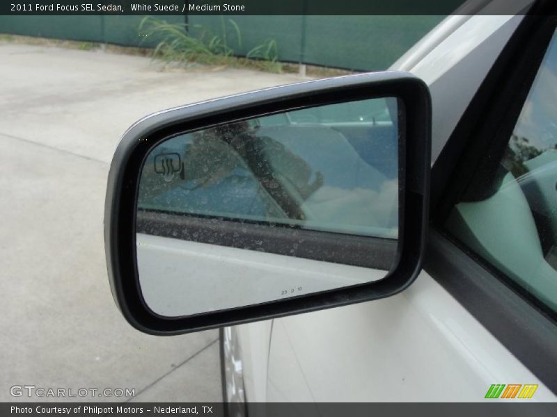 White Suede / Medium Stone 2011 Ford Focus SEL Sedan