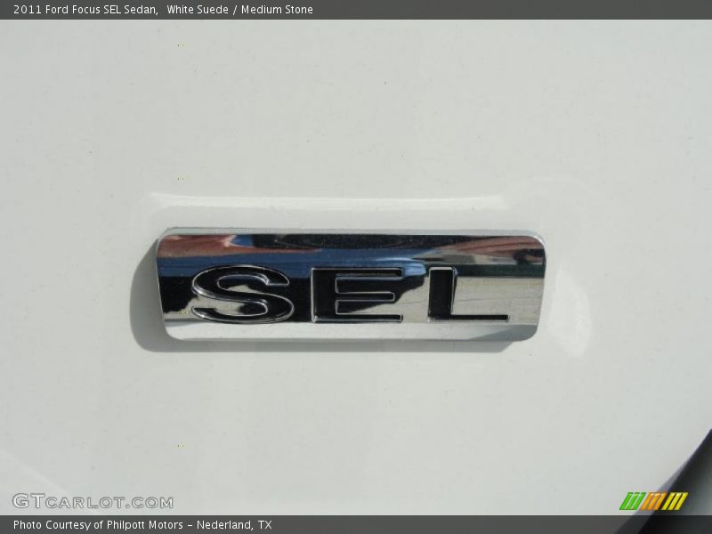 White Suede / Medium Stone 2011 Ford Focus SEL Sedan
