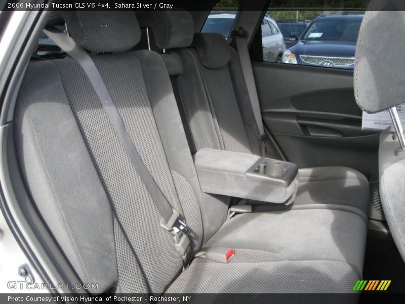 Sahara Silver / Gray 2006 Hyundai Tucson GLS V6 4x4