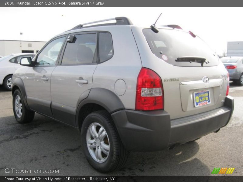 Sahara Silver / Gray 2006 Hyundai Tucson GLS V6 4x4