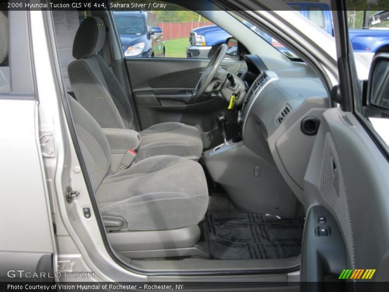 Sahara Silver / Gray 2006 Hyundai Tucson GLS V6 4x4