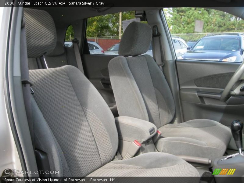 Sahara Silver / Gray 2006 Hyundai Tucson GLS V6 4x4
