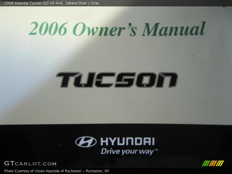 Sahara Silver / Gray 2006 Hyundai Tucson GLS V6 4x4