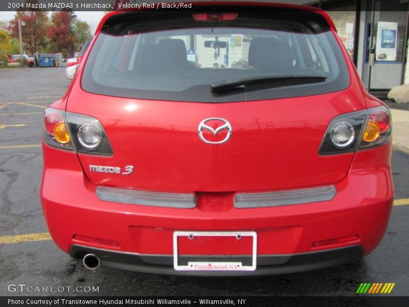 Velocity Red / Black/Red 2004 Mazda MAZDA3 s Hatchback