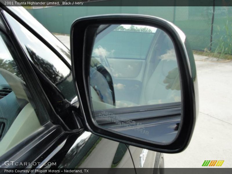 Black / Ivory 2001 Toyota Highlander Limited