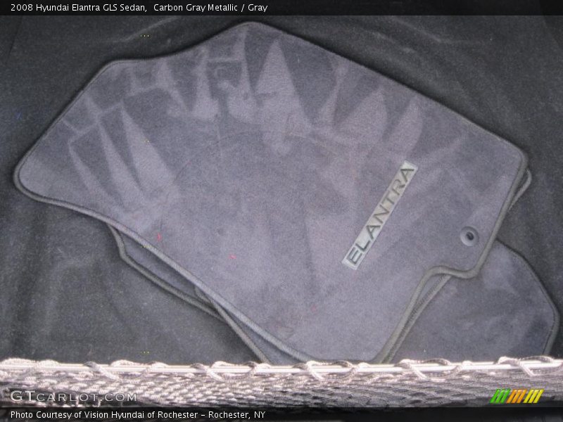 Carbon Gray Metallic / Gray 2008 Hyundai Elantra GLS Sedan