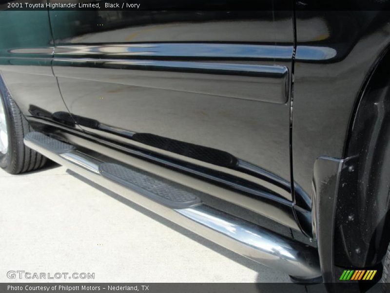 Black / Ivory 2001 Toyota Highlander Limited