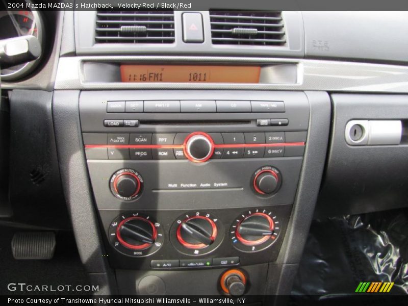 Velocity Red / Black/Red 2004 Mazda MAZDA3 s Hatchback