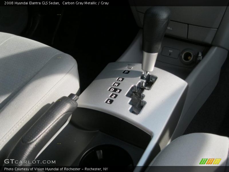 Carbon Gray Metallic / Gray 2008 Hyundai Elantra GLS Sedan