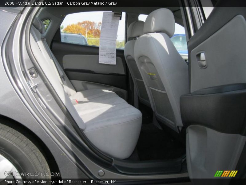 Carbon Gray Metallic / Gray 2008 Hyundai Elantra GLS Sedan