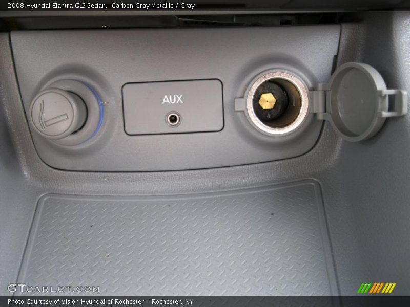 Carbon Gray Metallic / Gray 2008 Hyundai Elantra GLS Sedan