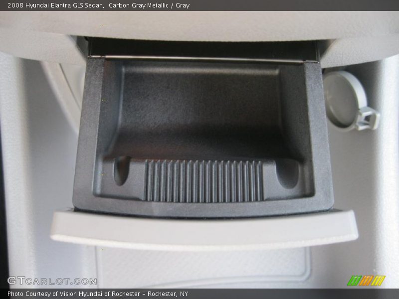 Carbon Gray Metallic / Gray 2008 Hyundai Elantra GLS Sedan
