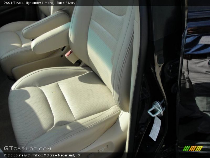 Black / Ivory 2001 Toyota Highlander Limited