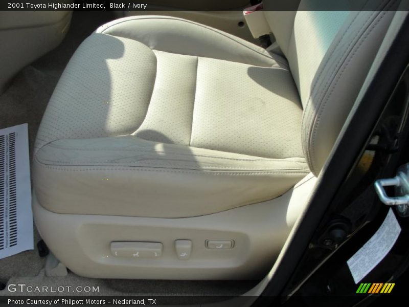 Black / Ivory 2001 Toyota Highlander Limited